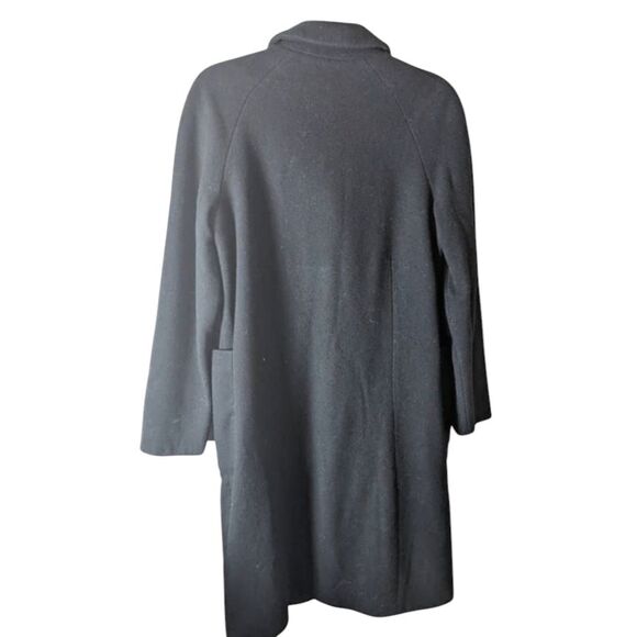GAP Womens Black Wool Overcoat Size SP - Picture 3 of 4